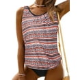 thumbnail image 1 of BIKINX Tankini Swimsuits for Women Plus Size Swimwear Tummy Control Two Piece Bathing Suits, 1 of 6