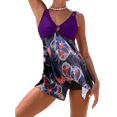 thumbnail image 1 of BIKINX Women's Plus Size Swimsuits Tankini Bathing Suits for Women Tummy Control Swim Dress Two Piece Swimwear with Shorts, 1 of 6