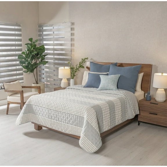 BILBAO NUUT SPECIAL FABRIC ULTRA SLIM REVERSIBLE COMFORTER 1 PCS TWIN SIZE MADE IN MEXICO