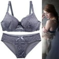 thumbnail image 1 of BILIKEYU 2 Piece Sets for Women, Bra And Panty Sets for Women, Underwire Bra, 1 of 6