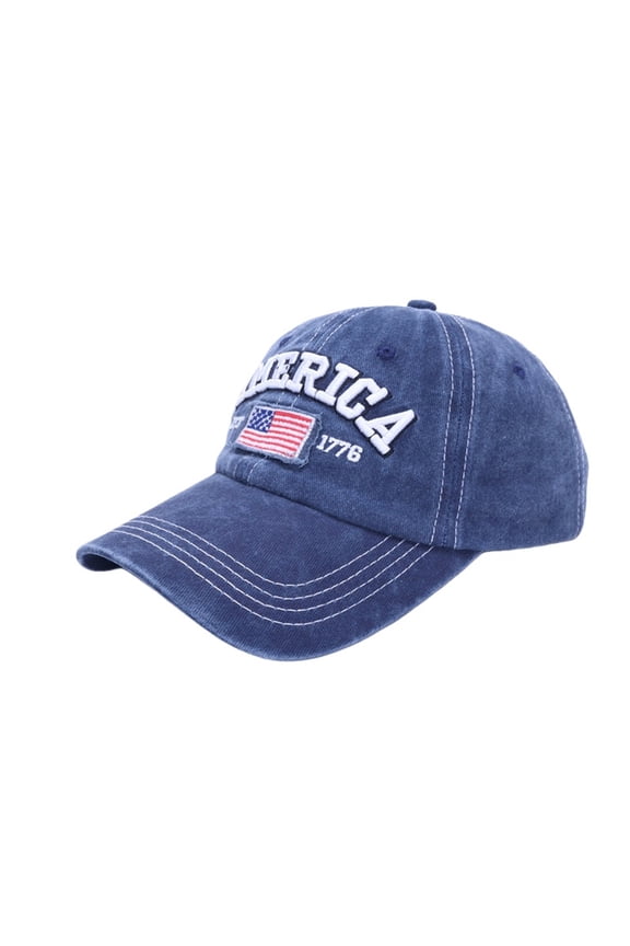 250 Anniversary Usa Hat, United States 250Th Anniversary Adjustable Patriotic Baseball Cap Commemorative American Heritage Cyan Adjustable Patriotic Baseball Cap, Blue