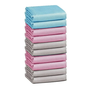 32-Pack Microfiber Kitchen Towels - Super Absorbent, Quick-Dry, Non-Scratch Cloths For Dishes, Cleaning & More