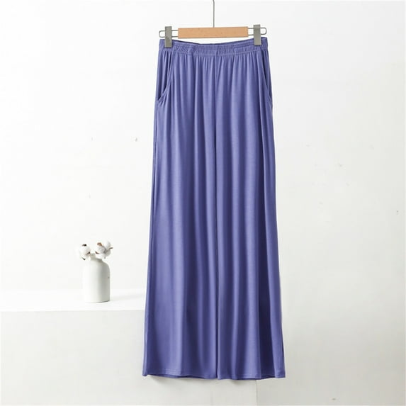 BILIKEYU Pajama Pants for Women Wide Leg Pants, Wide Leg Pants Woman, Stretchy Work Pants for Women, Sweat Pants