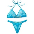 thumbnail image 1 of BILIKEYU Personalized Thong And Bra Set with Hand Sewn Names On It Custom Name Underwear Sets for Women & Couples, Clear Strap Bras for Women, Halter Bra Seamless, Skinny Strap Bra, 1 of 5