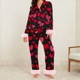 thumbnail image 1 of BILIKEYU Red Valentine Robe for Women Elegant Plus Size Inclusive, 1 of 5