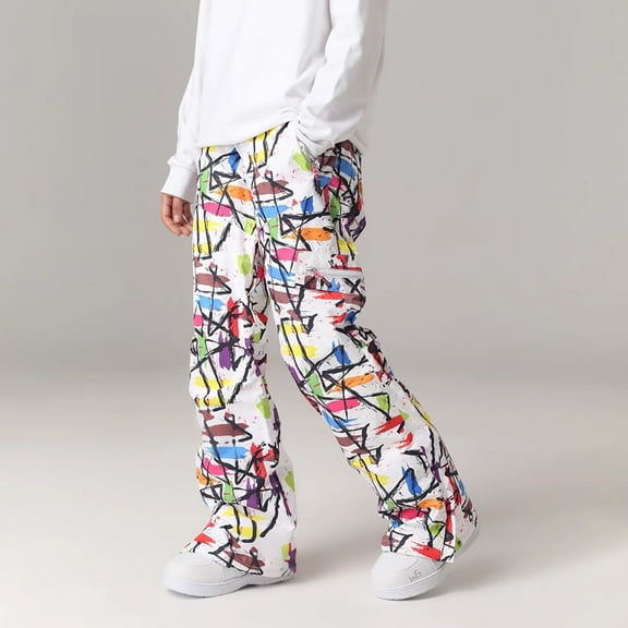 BILIKEYU Snow Pants Womens, Waterproof Pants Women, Womens Snow Pants