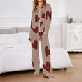 thumbnail image 1 of BILIKEYU Soft Cotton Valentine Pajama Set for Women Plus Size Inclusive, 1 of 5