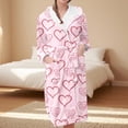 thumbnail image 1 of BILIKEYU Valentine's Day Women's Sleepwear Set Fleece Cozy Red Love, 1 of 5