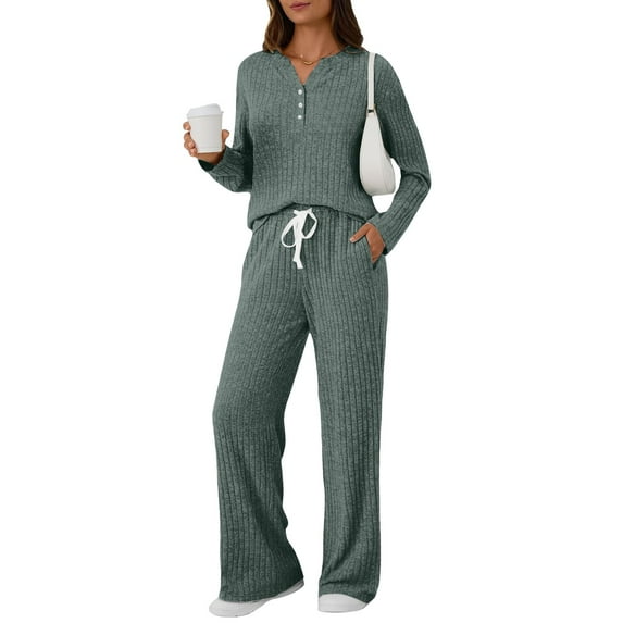 BILIKEYU Women's 2 Piece Sets Matching Suits Pajamas, Lounge Sets for Women, Womens Sweatsuits 2 Piece Set, Womens Pajamas