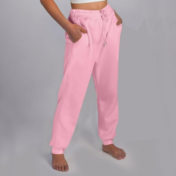 BILIKEYU Women's Bottom Fleece High Waited Tapered Yoga Pants, Cargo Pants Women, Jogger Pants for Women, Sweatpants Women