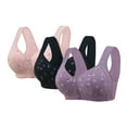 thumbnail image 1 of BILIKEYU Women's Bra 2025 Summer 3-Piece Set: Breathable Front Panel Bra, Women's Strap Bra, Compression Bra, 1 of 5