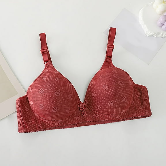 BILIKEYU Women's Breathable Thin And Compact Large Cup Bra, Womens Bras, Jelly Bras for Women, Push Up Bra No Underwire