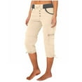thumbnail image 1 of BILIKEYU Women's Cargo Capris Hiking Pants, Cotton Pants Women Summer, Linen Capris for Women Petite, Lightweight Summer Pants Women, 1 of 6