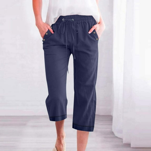 BILIKEYU Women's Fashion Casual Loose Pants, Lounge Pants Women, Yoga Pants Women, Wide Leg Pants Woman