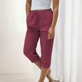 thumbnail image 1 of BILIKEYU Women's Fashionable And Casual High Waisted Solid Color Loose Trousers, women's clothing, pants for women, womens pants, 1 of 5