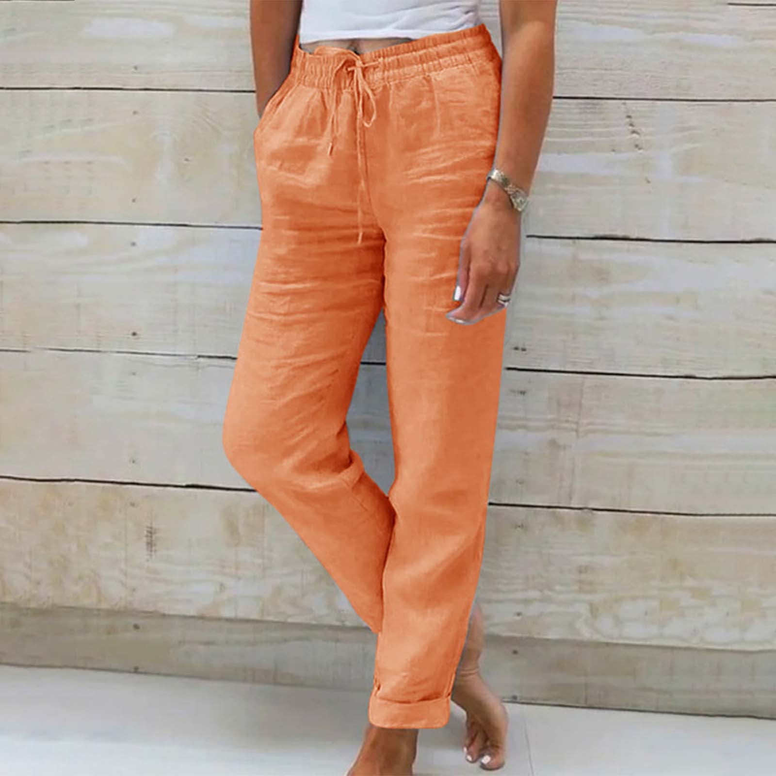 Casual Straight Trousers Summer Women's Clothing