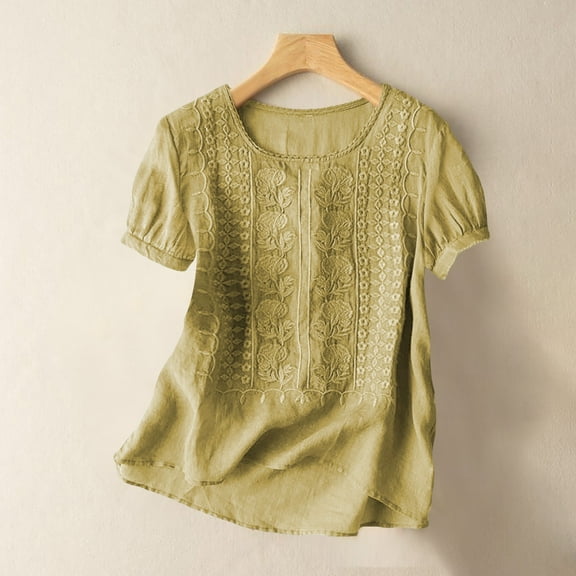 BILIKEYU Women's Fashionable Casual Solid Color T Shirts, Tee Shirts Womens, Womens Tops, Women'S Clothing