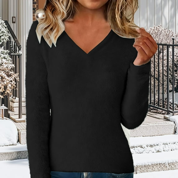 BILIKEYU Women's Fashionable Long Sleeve Pullovers Loose Jumper Sweater, Sweaters for Women, Women Fall Clothes, Womens Tops