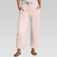 thumbnail image 1 of BILIKEYU Women's Lightweight Linen Summer Pants, womens pants, women's clothing, cargo pants women baggy, 1 of 5