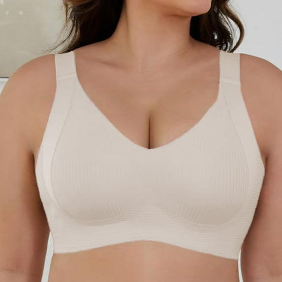 BILIKEYU Women's Soft Comfortable Gather Wireless Up Sports Bras, Bras for Women, Sports Bras for Women, Wireless Bras for Women