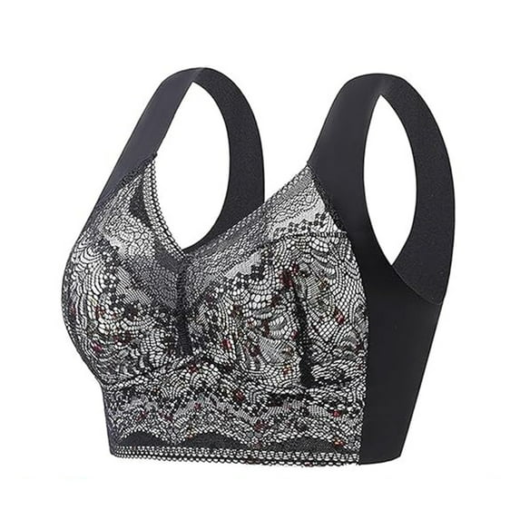 BILIKEYU Women's Solid Color Strapless Gathered Front Bra, Bras for Women, Womens Underwear, Jelly Bras for Women