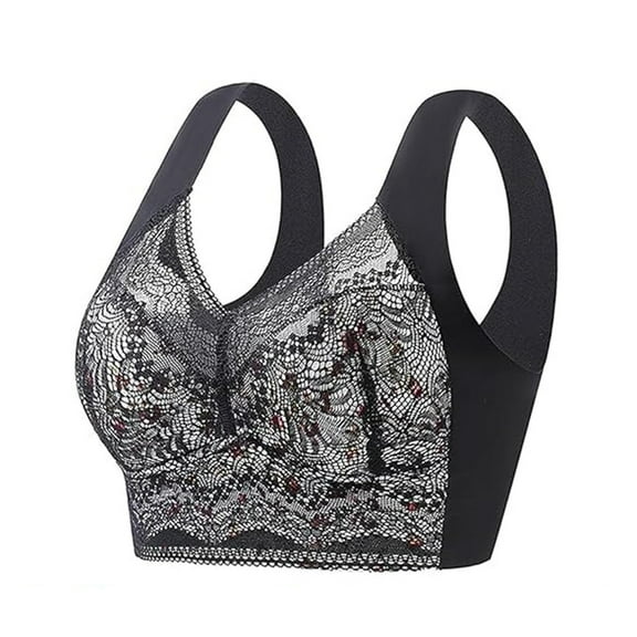 BILIKEYU Women's Solid Color Strapless Gathered Front Bra, Bras for Women, Womens Underwear, Jelly Bras for Women