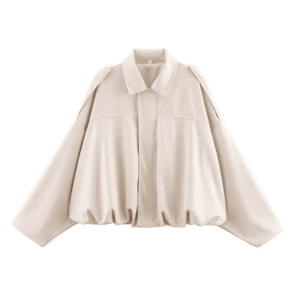 BILIKEYU Women's Suede Texture Effect Jackets Outerwear Tops, Bomber Jacket Women, Women Fall Clothes, Fall Jackets
