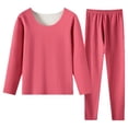 thumbnail image 1 of BILIKEYU Women's Thermal Velvet Comfort Warmth Sweatsuit, Sweatsuits Women 2 Piece Outfit, Fleece Pajamas Women, Fuzzy Pajama Pants, 1 of 5