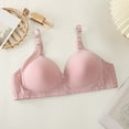 thumbnail image 1 of BILIKEYU Women's Thin Cup Gathering Adjustable Large Sized Bra, Jelly Bras for Women, Underwire Bras, Bras for Women, 1 of 6