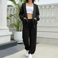 thumbnail image 1 of BILIKEYU Women's Two Piece Casual Jogger Sweatsuit, Womens Tops, Sweatsuits For Women, Long Sleeve Shirts For Women, 1 of 6