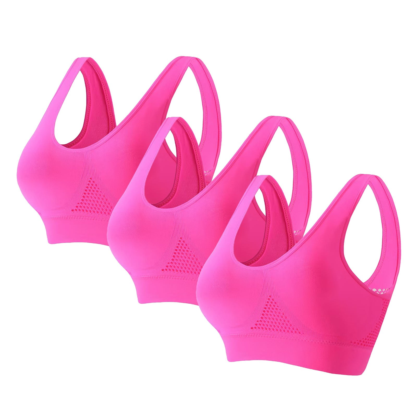 BILIKEYU Women's Ultimate Comfort Moderate Support Seamless Wireless ...
