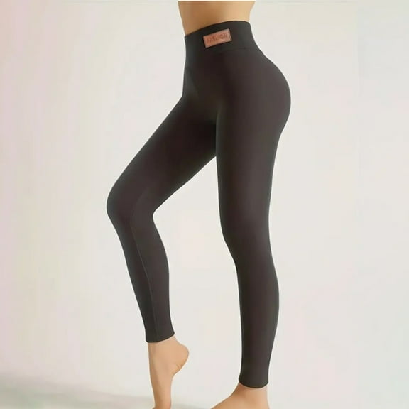 BILIKEYU Women' s Winter Fleece High Waisted Yoga Pants, Womens Pants Casual, Sweatpants Women, Wide Leg Pants Woman