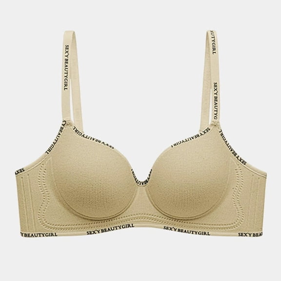 BILIKEYU Women's Wireless Full Coverage Anti Sagging Bra, Jelly Bras for Women, Bras for Women, Wireless Bras for Women