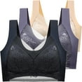 thumbnail image 1 of BILIKEYU Women's Wireless V Neck Bra, Bras for Women, Push Up Bra, Sports Bras for Women, 1 of 4