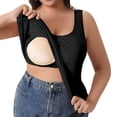 thumbnail image 1 of BILIKEYU Women's Workout Tank Tops, Built in Shelf Bra Racerback Camisole V Neck Ribbed Knit High Stretchy Sleeveless Athletic Shirts for Gym Yoga Running, Black, 1 of 5