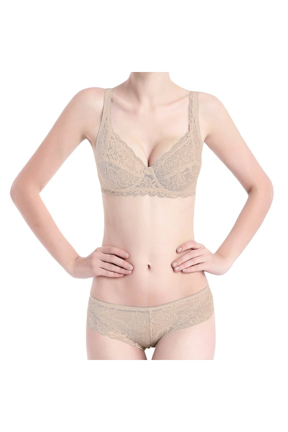 Women's set mesh see-through underwire See-through bra and panty set, Sheer Bra And Panty Set, Bikini Sets for Women, V Neck Bikini Top