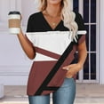 thumbnail image 1 of BILIKEYU Womens Fashion T Shirts 2025 Short Sleeve Graphic Tees, Summer Blouses, Blouses for Women Dressy Casual, Graphic Tees for Women, 1 of 5