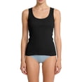 thumbnail image 1 of BILIKEYU Womens Sleeveless Scoop Neck Tank Top Ribbed Fitted Summer Basic Slim Cute Tops Casual Basic Slim Fitted Racerback Workout Going Out Shirts, Black, 1 of 9