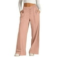 thumbnail image 1 of BILIKEYU Womens Workout Wide Leg Elastic Waist Sweatpants, Sweatpants Women, Baggy Sweatpants, Jogger Pants for Women, 1 of 5