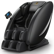 BILITOK Massage Chair Recliner Neck Massager with Zero Gravity Heating and Bluetooth Functions (Black)