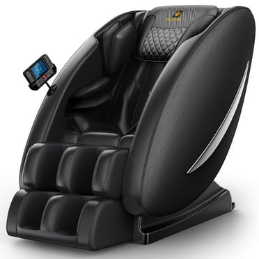 BILITOK Massage Chair Recliner Neck Massager with Zero Gravity Heating and Bluetooth Functions (Black)