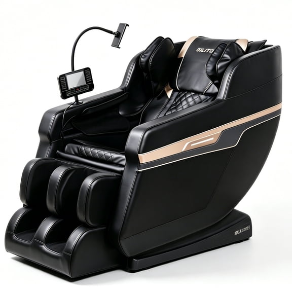 BILITOK Massage Chair Zero Gravity Full Body with Heating and Bluetooth Black