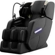 BILITOK Zero Gravity Full Body Massage Chair Recliner Includes Heating, Airbags, Bluetooth Speaker, Foot Roller, and Touch Screen Black