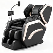 BILITOK Zero Gravity Full Body Massage Chair Recliner Includes Heating, Airbags, Bluetooth Speaker, Foot Roller, and Touch Screen Black