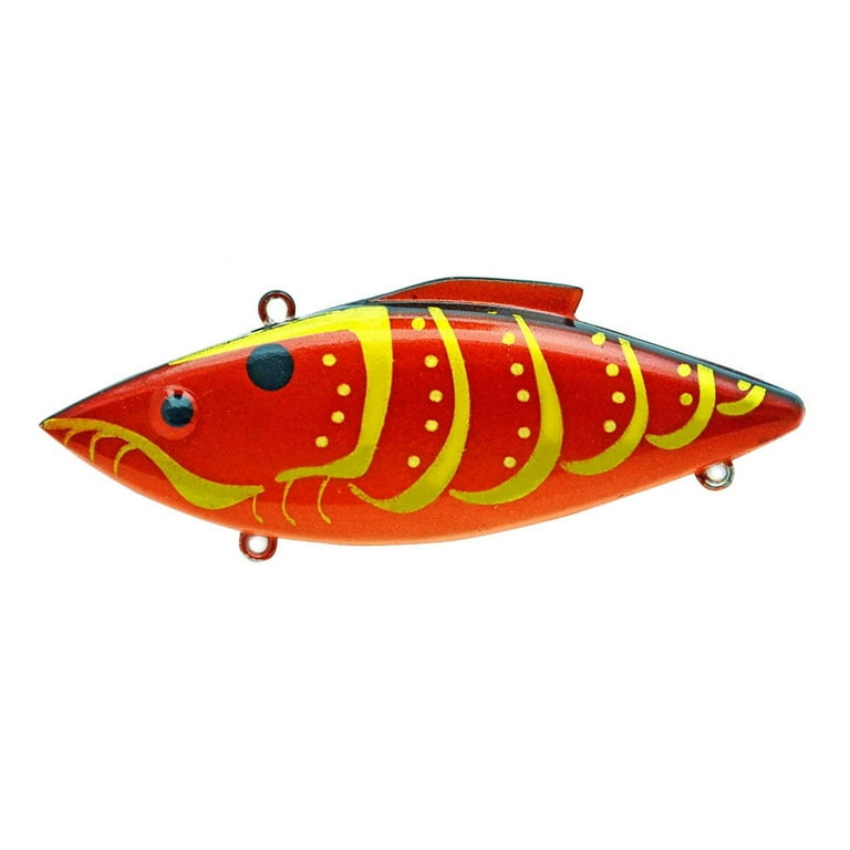 BILL LEWIS OUTDOORS 1/4 OZ. RAT-L-TRAP LIPLESS CRANKBAIT, MT587 RAYBURN RED  CRAW COLOR, 2.50 IN LENGTH