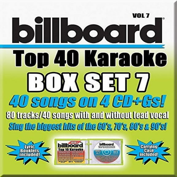 Party Tyme Karaoke: Billboard Top 40 Boxset 7 - Party Tyme Karaoke: Billboard Top 40 Boxset 7 / Various - Music & Performance - CD