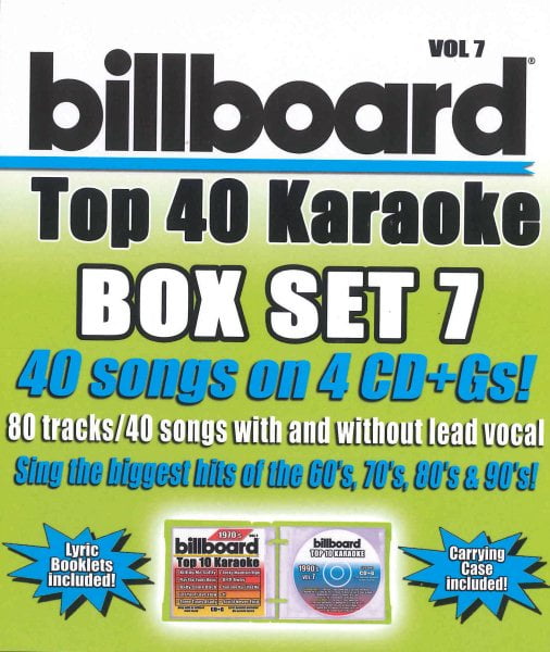 BILLBOARD TOP 40 KARAOKE BOX SET 7