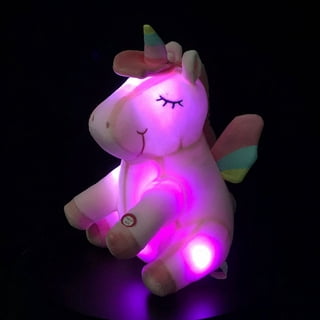 Sprifallbaby LED Unicorn Doll, Luminous Stuffed Animal Rainbow Wings Night  Light Plush Toy for Kids 