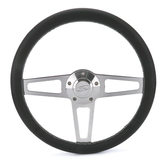 T Series Pol. Wheel Ford Logo/Install Kit