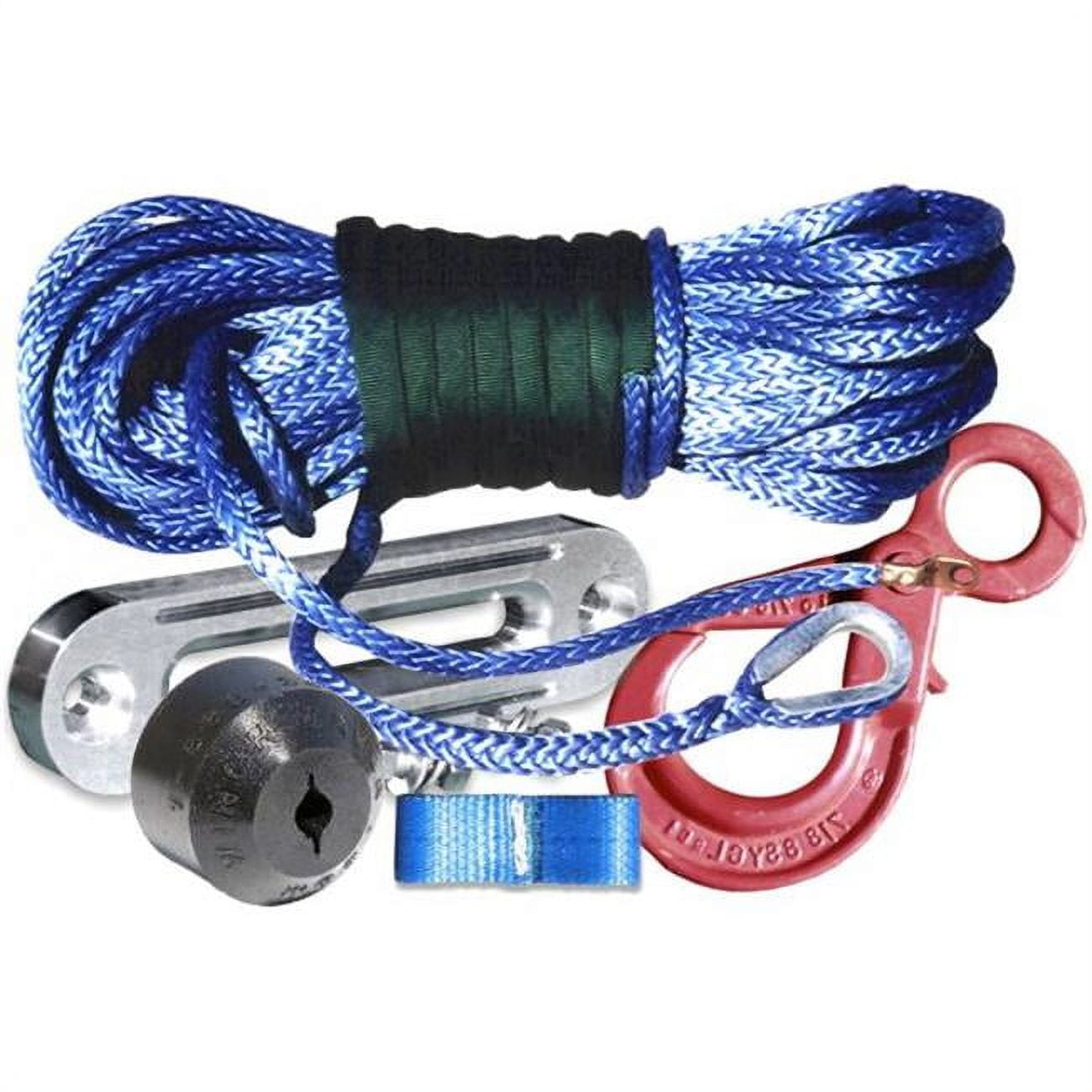 BILLET4X4 ABBL138-KRSL Amsteel Blue Winch Rope Kit with Self